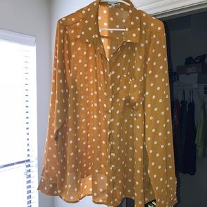 Plus button down blouse
